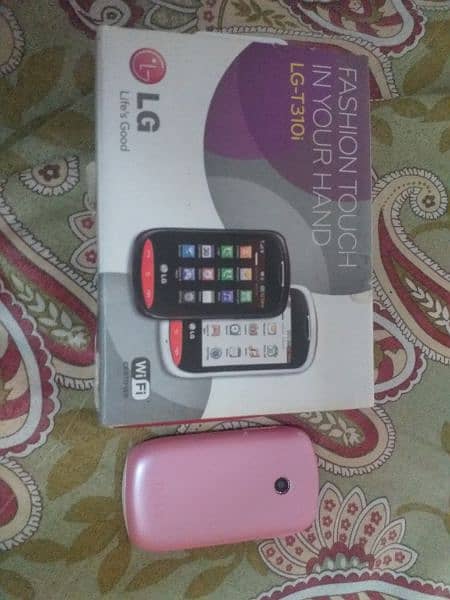 LG-T310i Brand New Mobile Pink Color 0