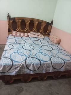 King size bed without mattress