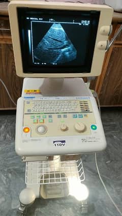 Toshiba ultrasound machine with microconvex probe