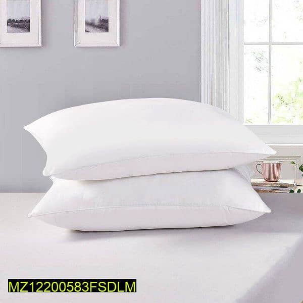 2pc polyester bed pillows set 0