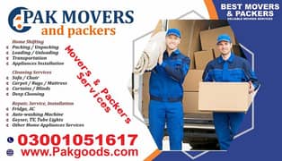 Home shifting and movers packers and Mazda container shahzore for rent