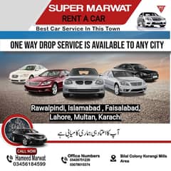 One way drop all over pakistan - Rent a car in karachi- tour &  travel 0