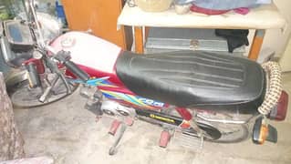 was in self use , for sale CD 70 2019 model