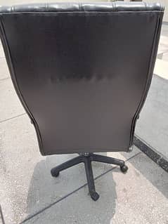 revolving office chair, Black