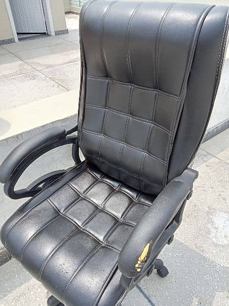 revolving office chair, Black 3