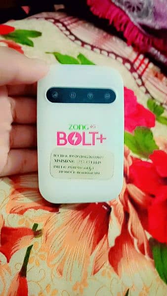 Zong 4g Bolt +. internet provider 3