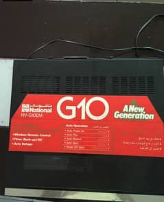 VCR G10 NOT USED
