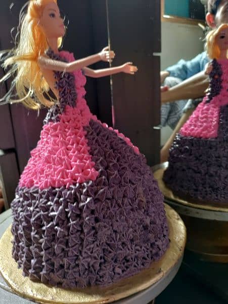 barbie cake 3