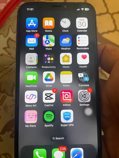 IPHONE X 256gb 4