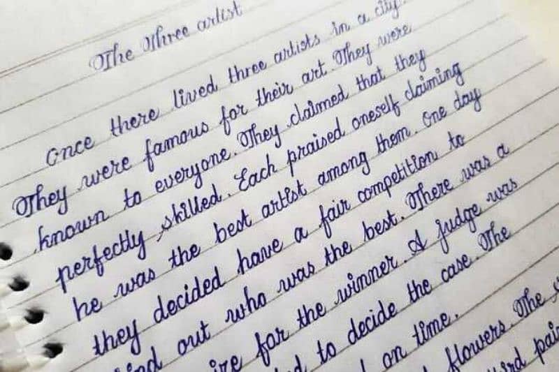 hand writing assignments 1