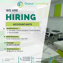 Accountant (Associates) Required in G13