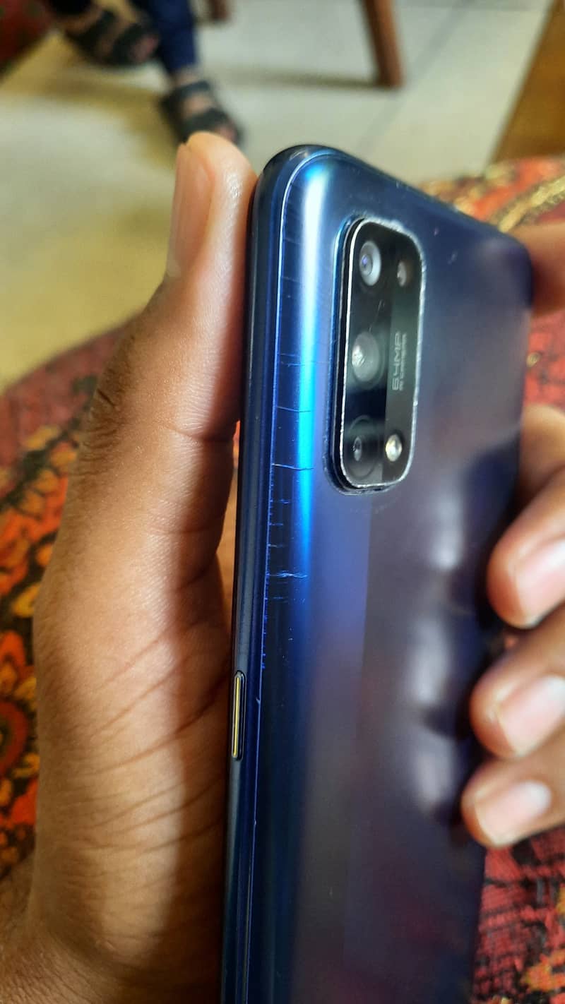 Realme 7po with box and original charger 7