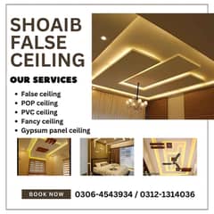 False Ceiling work, Hoom Decor , Pop false Ceiling services