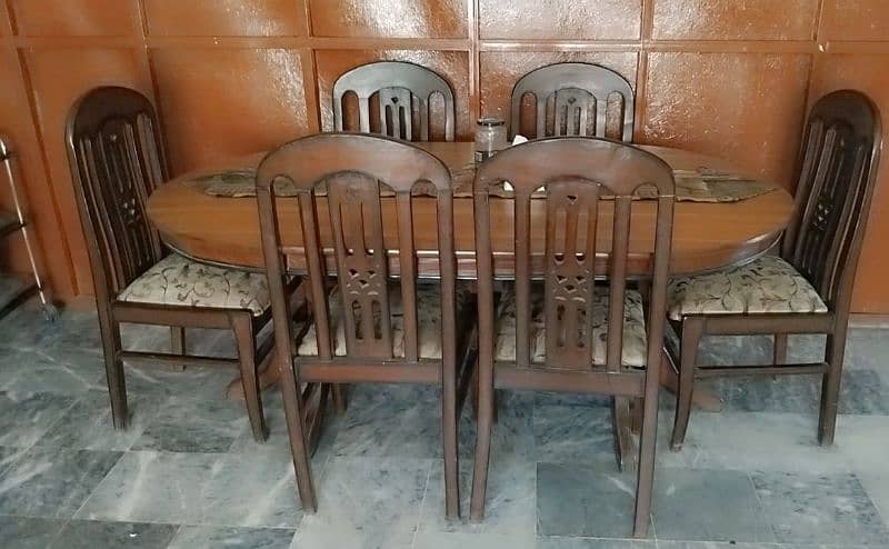 6 chairs dining set (furniture ) 1