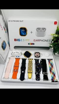 7 Straps i20 watch+earbuds gift pack
