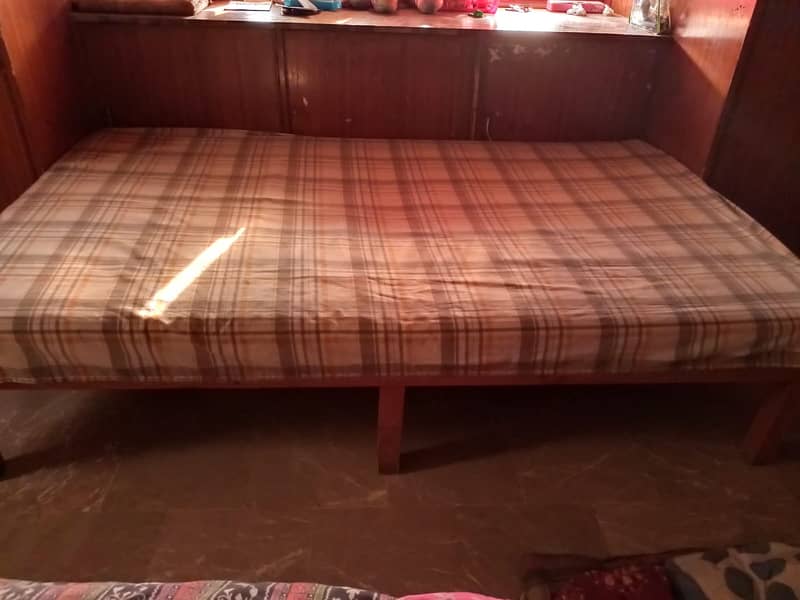 Wooden takhat bed 1