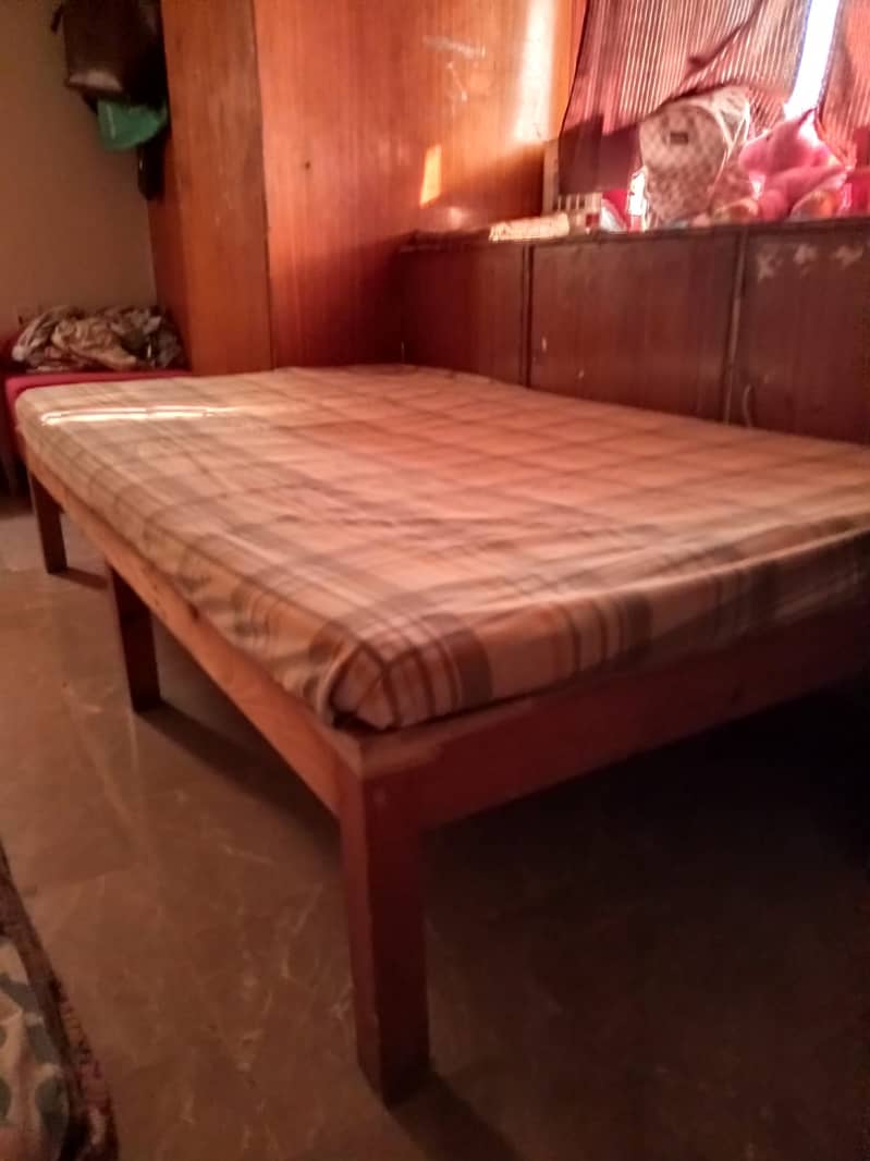 Wooden takhat bed 3