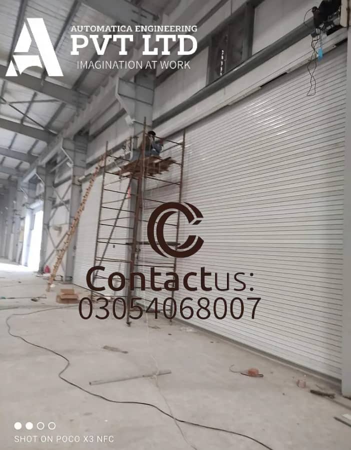 automatic motorzied roller shutter doors 5