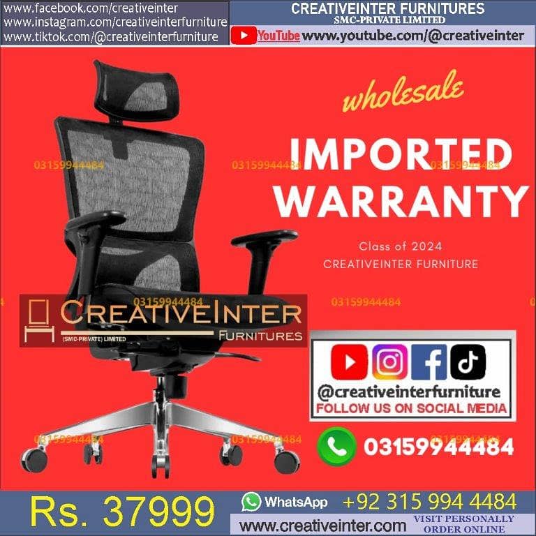 Ergonomic Office Chairs Executive Study Table Computer Mesh Revolving 11