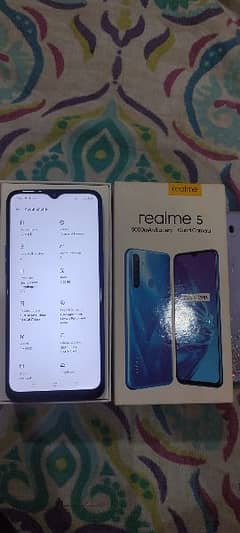 Realme 5 [ ladies Hand Used ] [ With box ]
