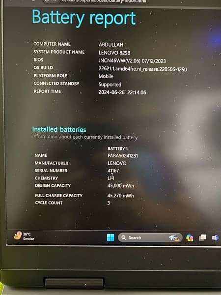 Lenovo Ideapad gaming 3 15ARH7 Rtx 3050 2