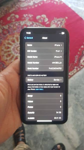 iphone 11 64gb jv 03097754596 pta approve total k no fault 2