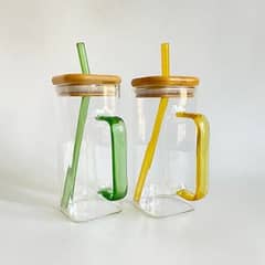 multi glass juice mugs two piece set 0