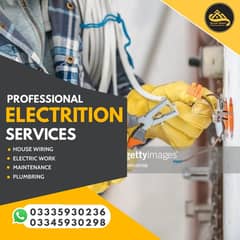 Electrician & Plumbering Services/repair/maintenance services