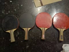 Table tennis 4 rackets (butterfly imported)