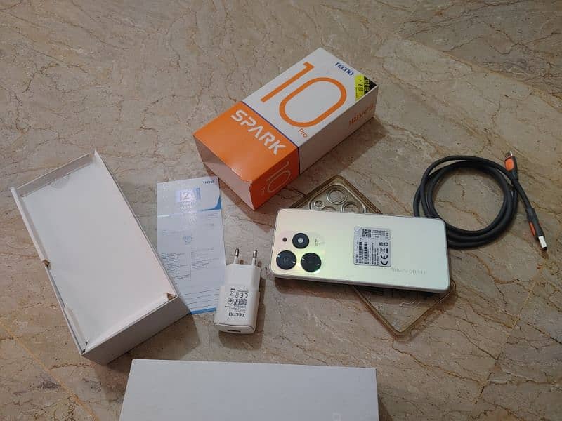 Tecno spark 10 pro 8+8/128gb with complete box 03104316547 4