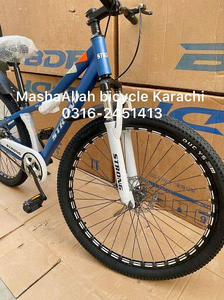 new MTB Strong Bicycle Without Gear imported box pack bicycle new 2024 4