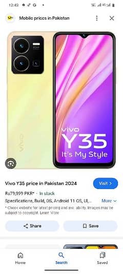 vivo y35.8+4 128