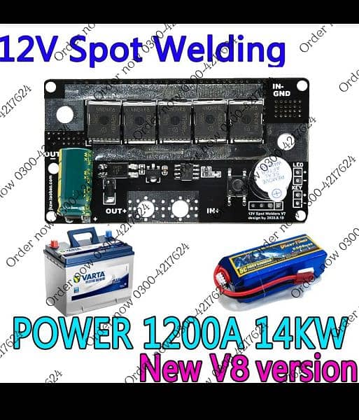 12V kit Spot Welder DIY Portable Sports equipment Welding equipm 0