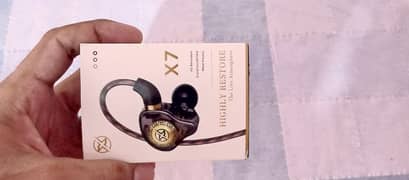 trn x7 professional earphones