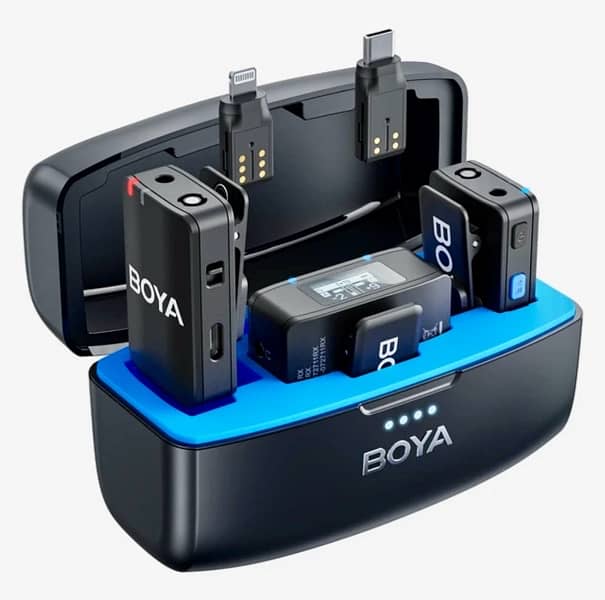 BOYA  Mic All in One Wireless Mic With On Board REC 0