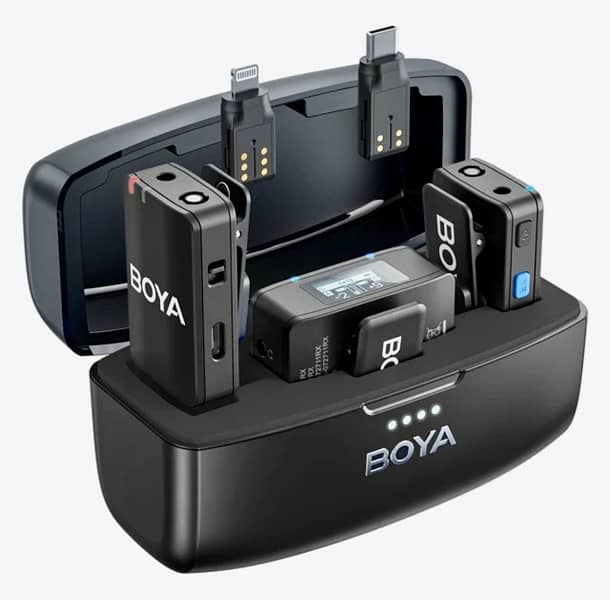 BOYA  Mic All in One Wireless Mic With On Board REC 1