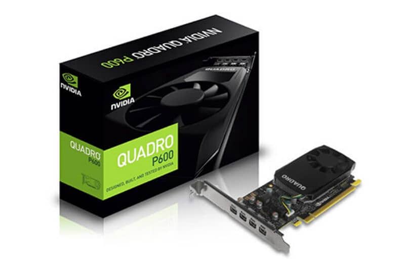 nVidia Quadro P600 2GB DDR5 DirectX 12.1 Graphics Card 0