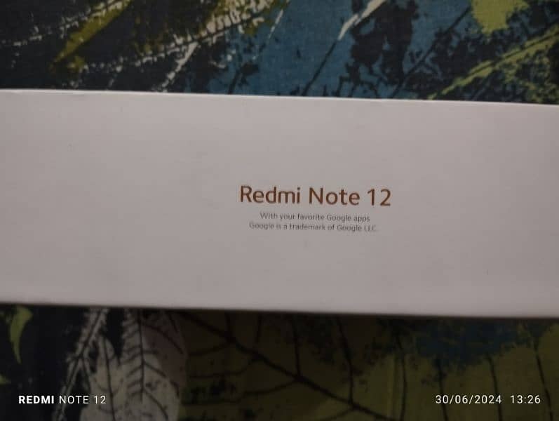 redmi note 12 in Scratchless condition 8gb ram 128gb storage 4