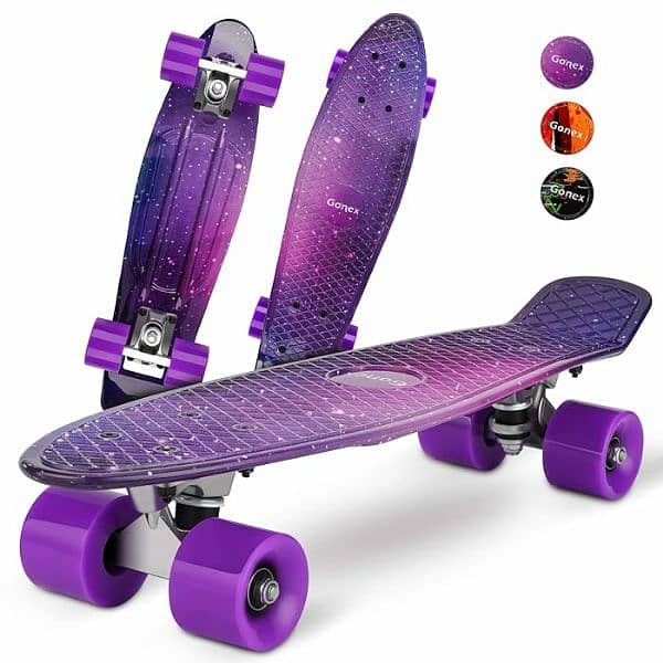 Gonex Mini Cruiser Skateboard for Girls Kids Boys Youth 1