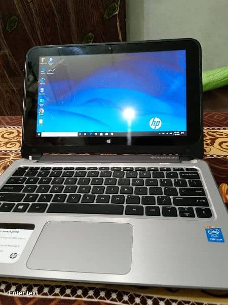 Hp x360 Laptop 
Touch Screen 
360" rotate 3