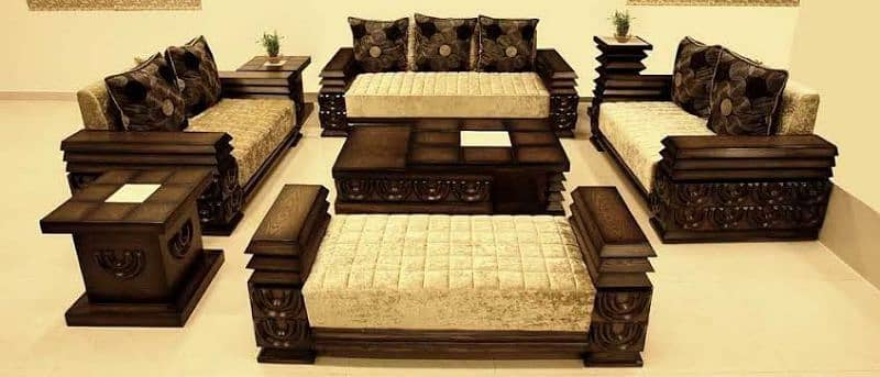 chinyoti beds-sofa set-wooden bed-wooden sofa-bedset 9