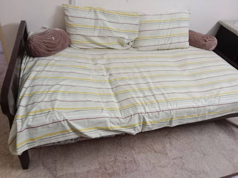 Handcrafted Single Bed for Sale Perfect Condition,  Price, Negotiable! 5