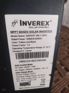 inverex solar invertor 3.2 kw wiyh 4 solar penal 250watt for sell