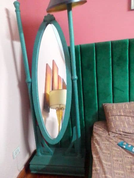 wooden standing mirror 2