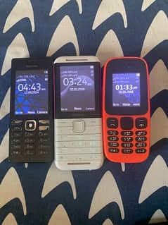 Nokia 150 Rs. 3000 —— Nokia 105 Rs. 2500 —— Nokia 5310 Rs. 4500