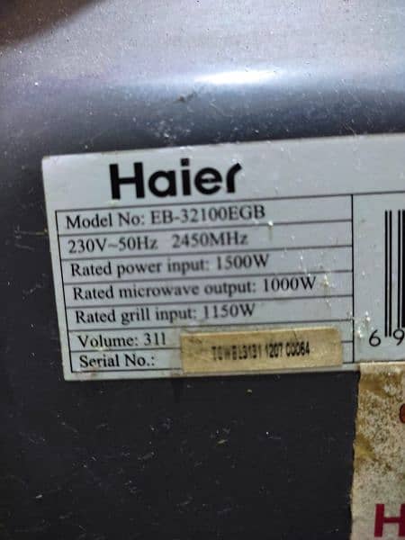 Haier Microwave 32 Liter 4