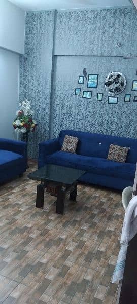 2 bed DD flat in prime location nazimabad. 1 1