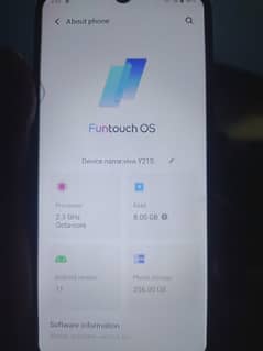 vivo y21s 8gb 256gb 10 to 9 condition only set