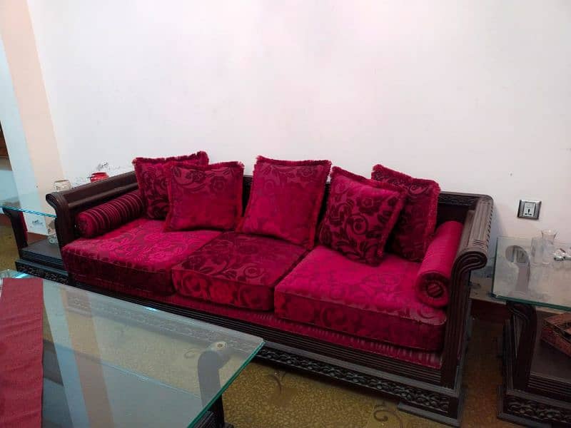 Slightly used sofa set 2