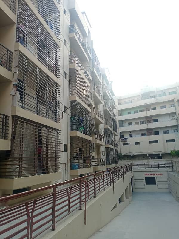 BRAND NEW 3 BED-DD (3RD FLOOR) FLAT AVAILABLE FOR RENT IN KINGS COTTAGES (PH-II) BLOCK-7 GULISTAN-E-JAUHAR 28